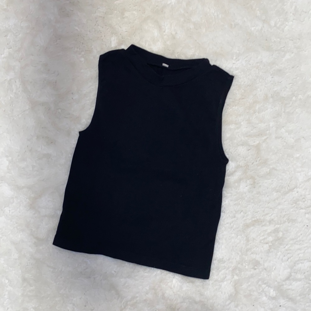 Black sleeveless vest shirt ZARA size S/M